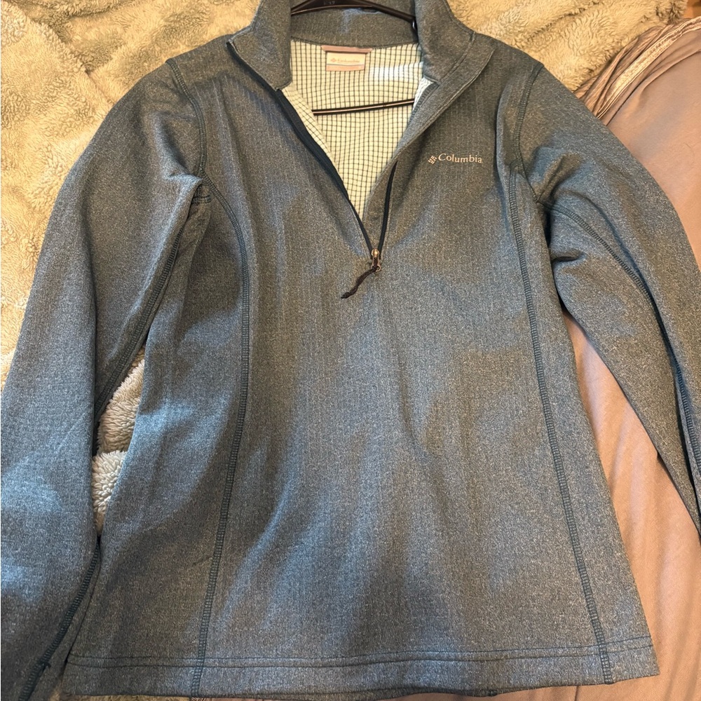 Columbia Women's Heathered Gray Cowl Neck Sweater